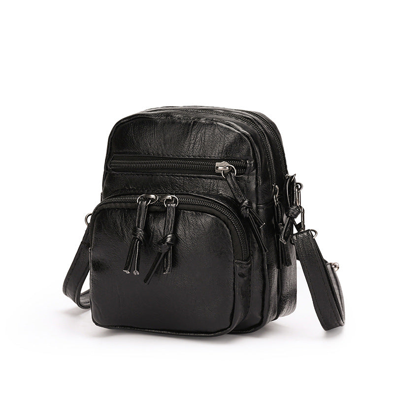 mini soft PU shoulder bag, view 4 - MRSLM