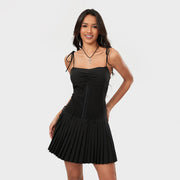 Fairycore spaghetti strap mini dress, view 8 - MRSLM