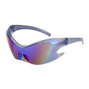 Rimless gradient mirror sunglasses, view 4 - MRSLM