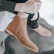 men's leather ankle boots, view 8 - MRSLM