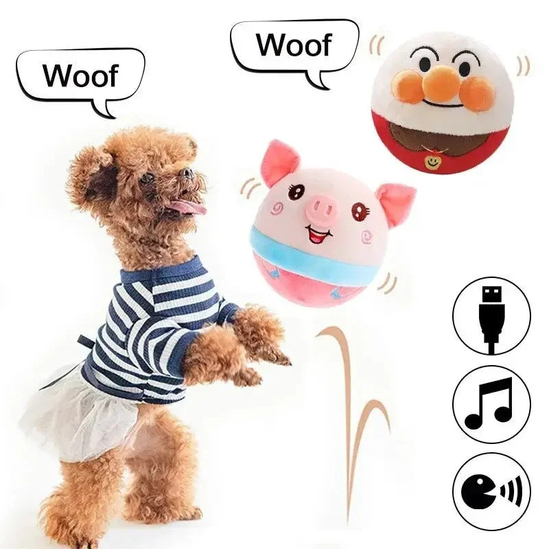 talking dog toy ball, view 5 - MRSLM