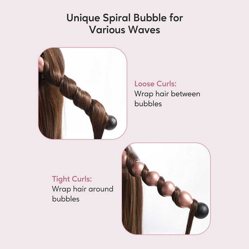 professional 5-in-1 curling iron and hot air brush set, view 4 - MRSLM