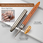 reusable nail liner brush, view 12 - MRSLM