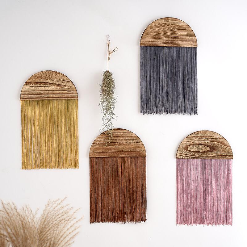 bohemian tassel tapestry, view 7 - MRSLM
