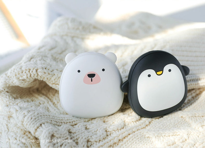 Penguin and polar bear rechargeable hand warmer, view 6 - MRSLM