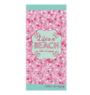 Large printed microfiber beach towel, view 12 - MRSLM