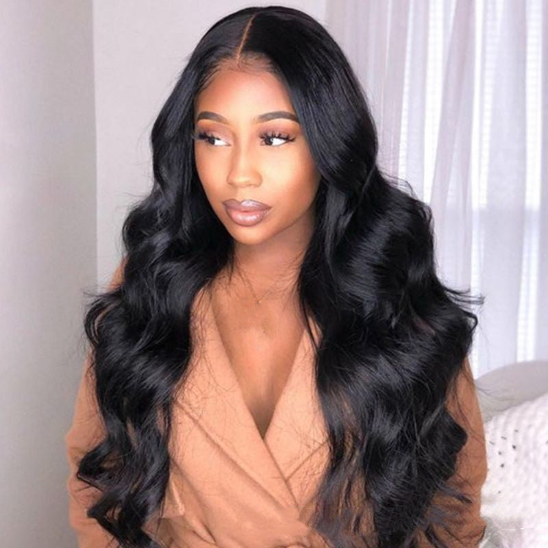 big wave curly synthetic wig - MRSLM