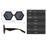 retro square sunglasses, view 14 - MRSLM