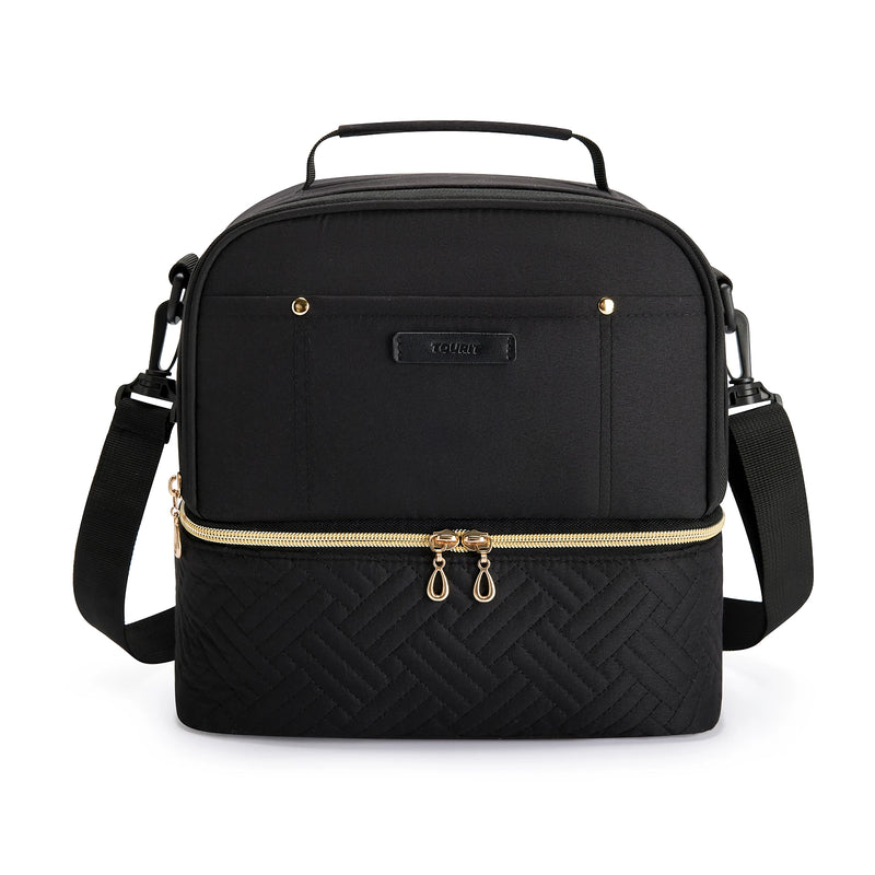 double-decker insulated lunch bag, view 13 - MRSLM