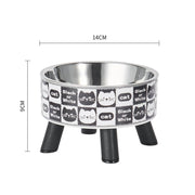 stainless steel anti-slip pet bowl, view 2 - MRSLM