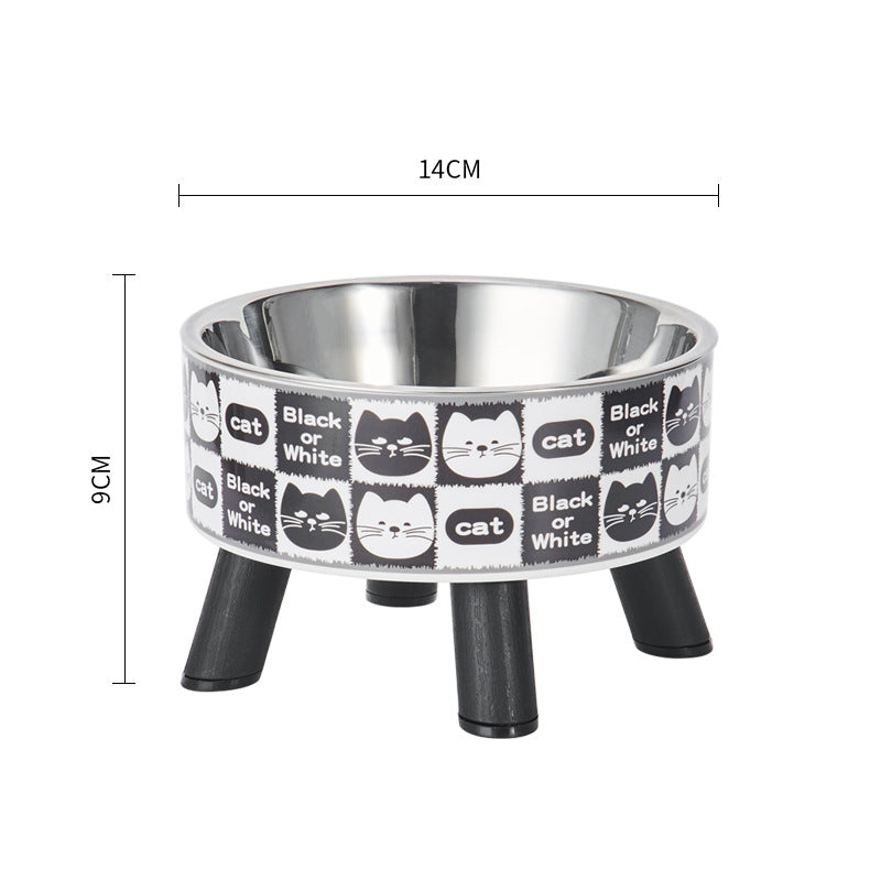 stainless steel anti-slip pet bowl, view 2 - MRSLM