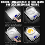 electronic kitchen scale, view 5 - MRSLM