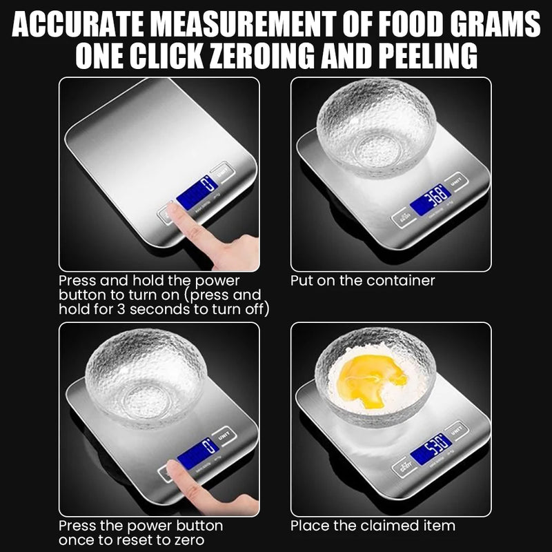 electronic kitchen scale, view 5 - MRSLM