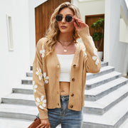 Women's cropped knit cardigan, view 7 - MRSLM