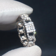 S925 sterling silver chain ring, view 3 - MRSLM