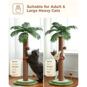 tall cat scratching post, view 4 - MRSLM