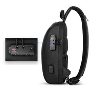 Men's anti-theft shoulder bag, view 4 - MRSLM