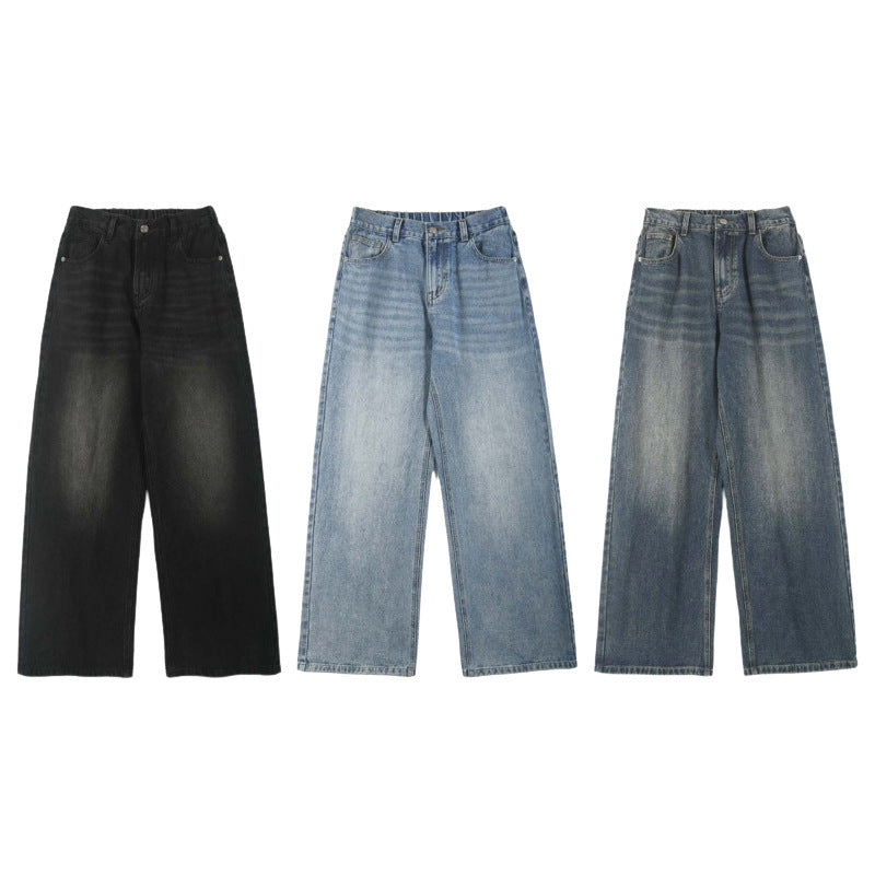 washed vintage wide-leg pants, view 5 - MRSLM