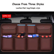 pu leather car trunk organizer, view 6 - MRSLM