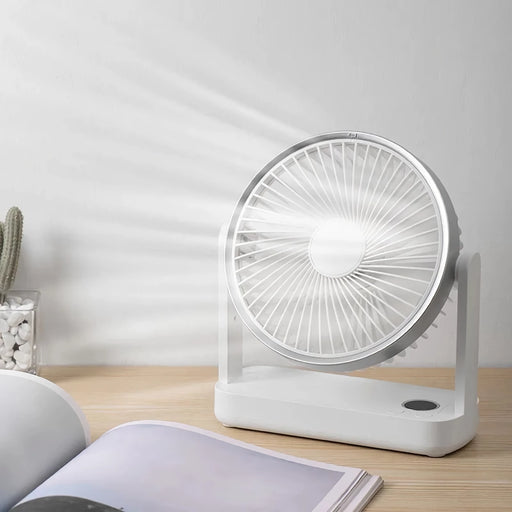 compact rechargeable usb desk fan - MRSLM