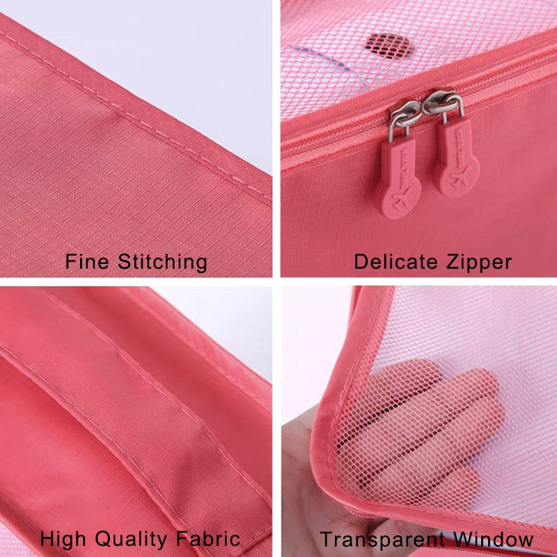 6-piece portable travel organizer set, view 8 - MRSLM