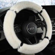 suede fur diamond steering wheel cover - MRSLM