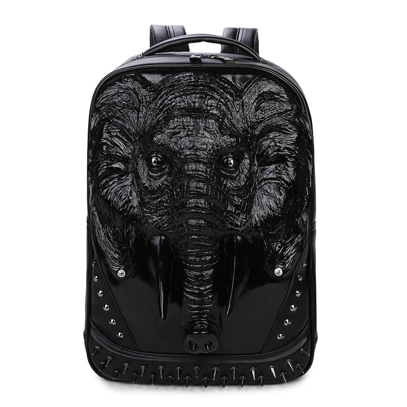 pu student schoolbag backpack, view 2 - MRSLM
