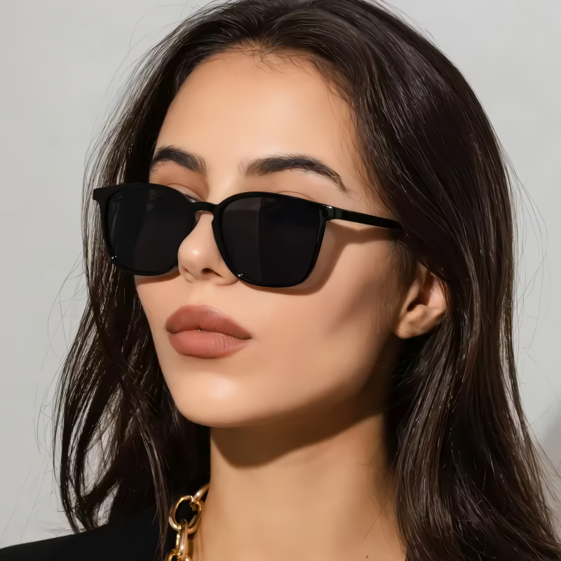 retro square cat eye sunglasses, view 6 - MRSLM