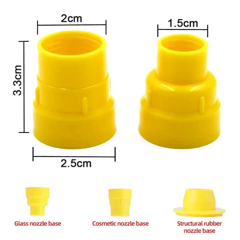 stainless steel caulk nozzle set, view 10 - MRSLM