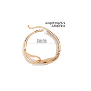 chunky metal choker necklace, view 10 - MRSLM