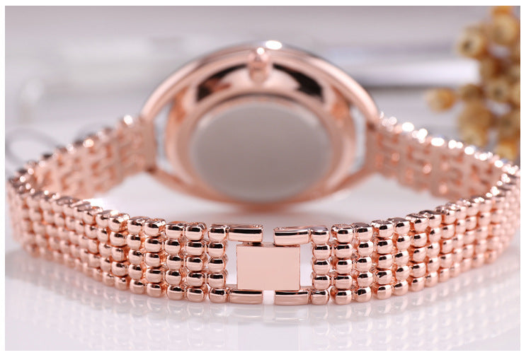 women's diamond quartz watch, view 3 - MRSLM