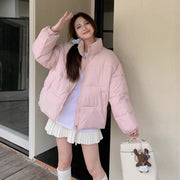 Women's stand-collar puffer jacket - MRSLM