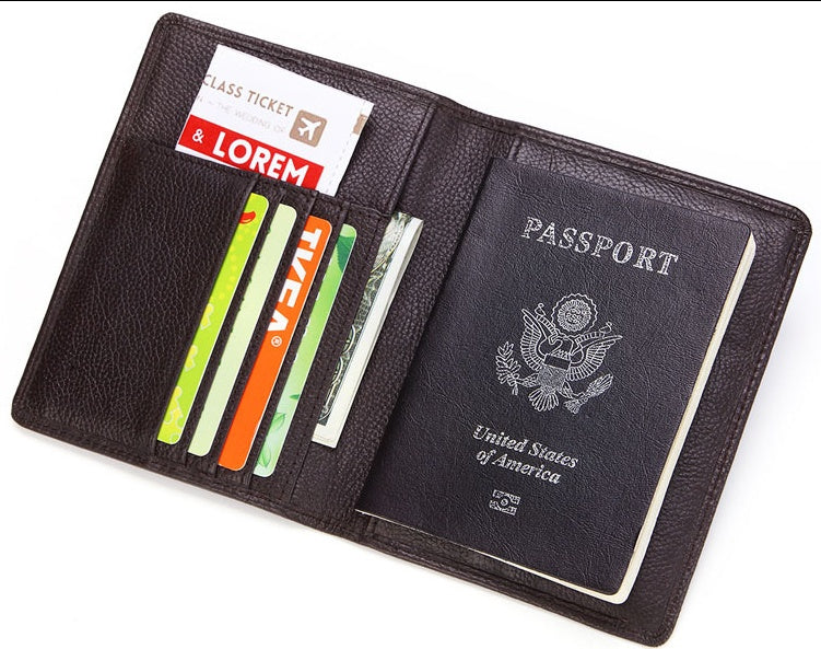cowhide passport package, view 6 - MRSLM
