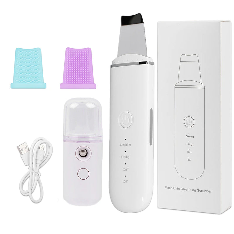 ultrasonic skin scrubber, view 2 - MRSLM
