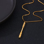 golden cudgel pendant necklace, view 8 - MRSLM