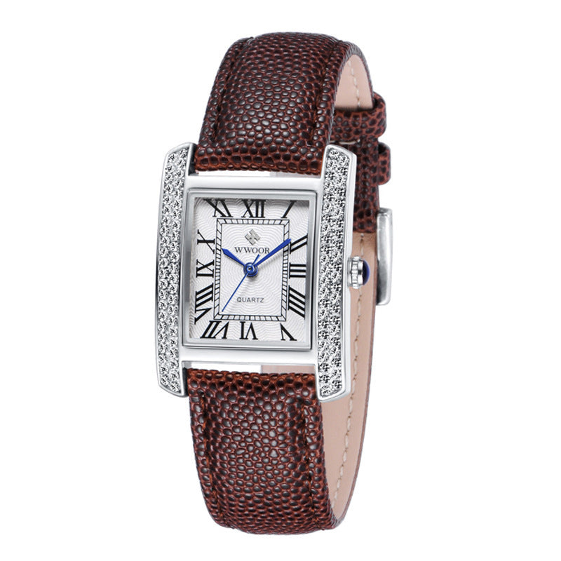 ladies belt quartz watch, view 4 - MRSLM