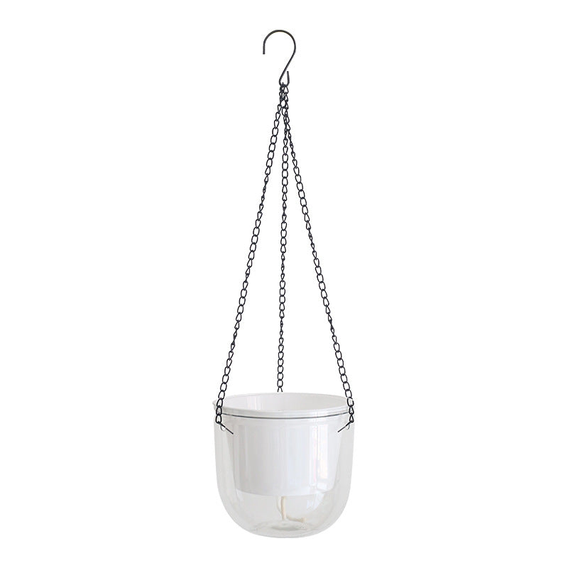 self-watering hanging flowerpot, view 3 - MRSLM