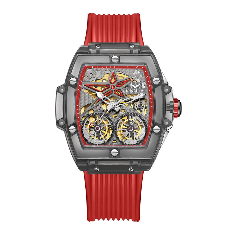 men's double flywheel automatic watch, view 4 - MRSLM