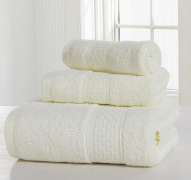 Soft Double-sided Thick Cotton Bath Towel Set