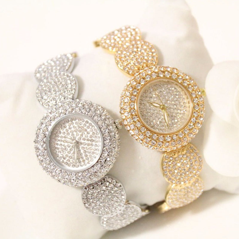 women's square crystal dial watch, view 3 - MRSLM