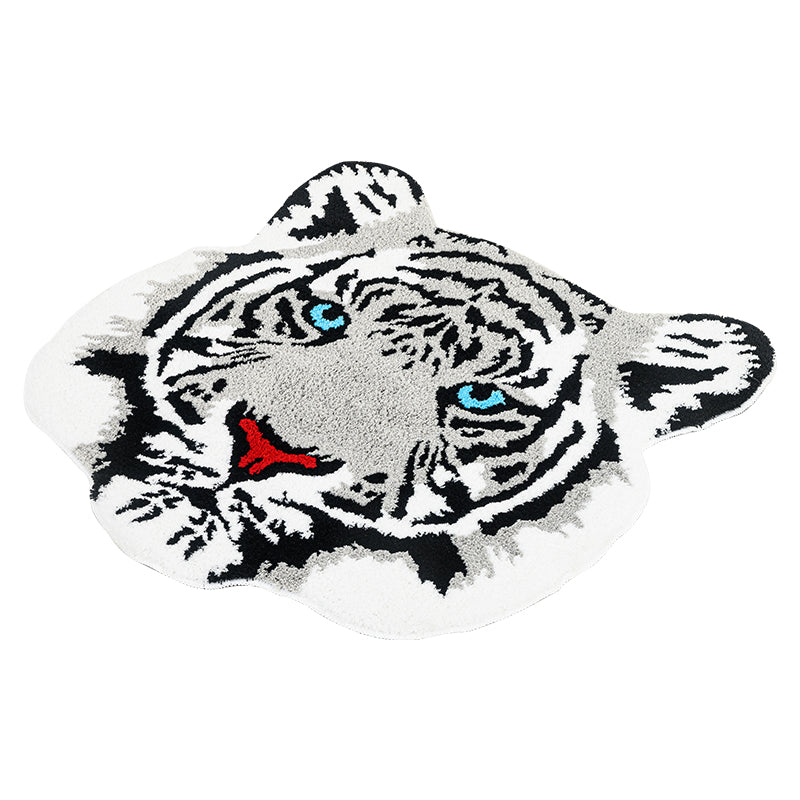 tiger head tufted rug, view 10 - MRSLM