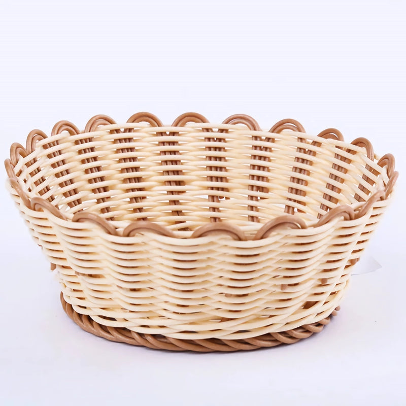 handwoven fruit and vegetable storage basket, view 2 - MRSLM