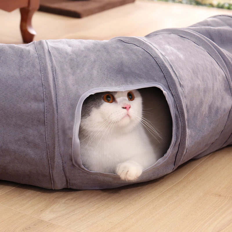 foldable cat play tunnel, view 5 - MRSLM
