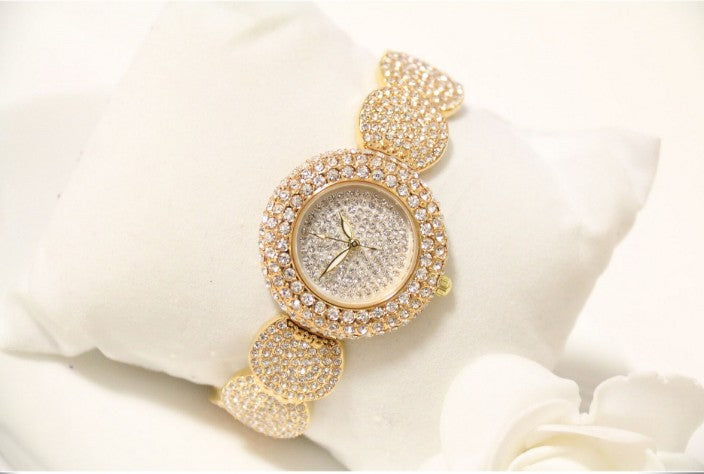 women's square crystal dial watch, view 2 - MRSLM