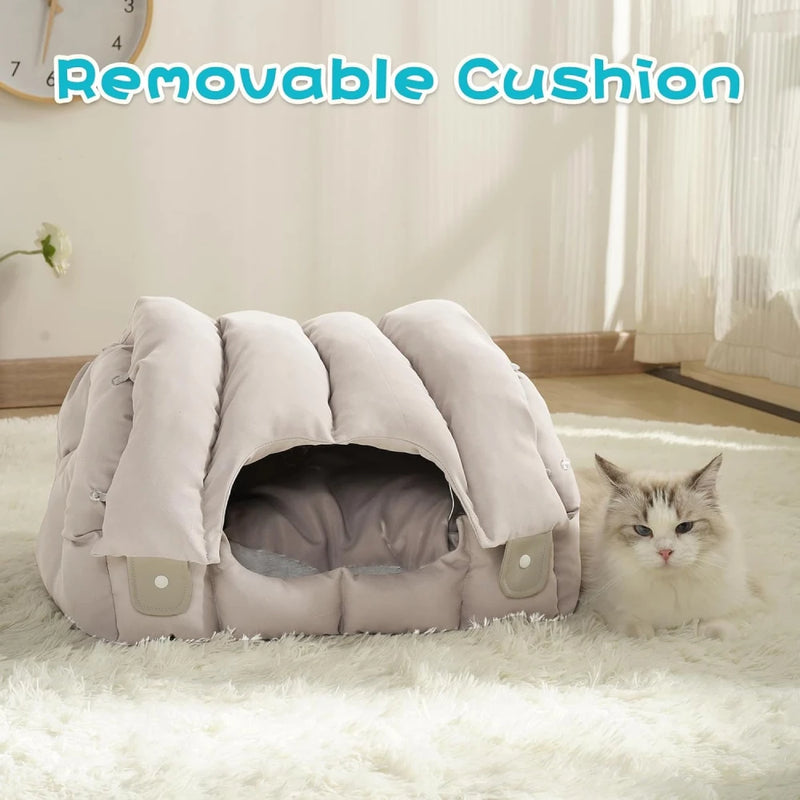 arched cat cave bed, view 5 - MRSLM