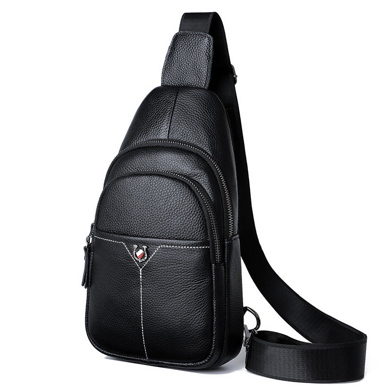 men's leather chest bag, view 6 - MRSLM
