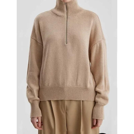 turtleneck knitted sweater, view 2 - MRSLM