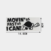reflective animal car decal, view 6 - MRSLM