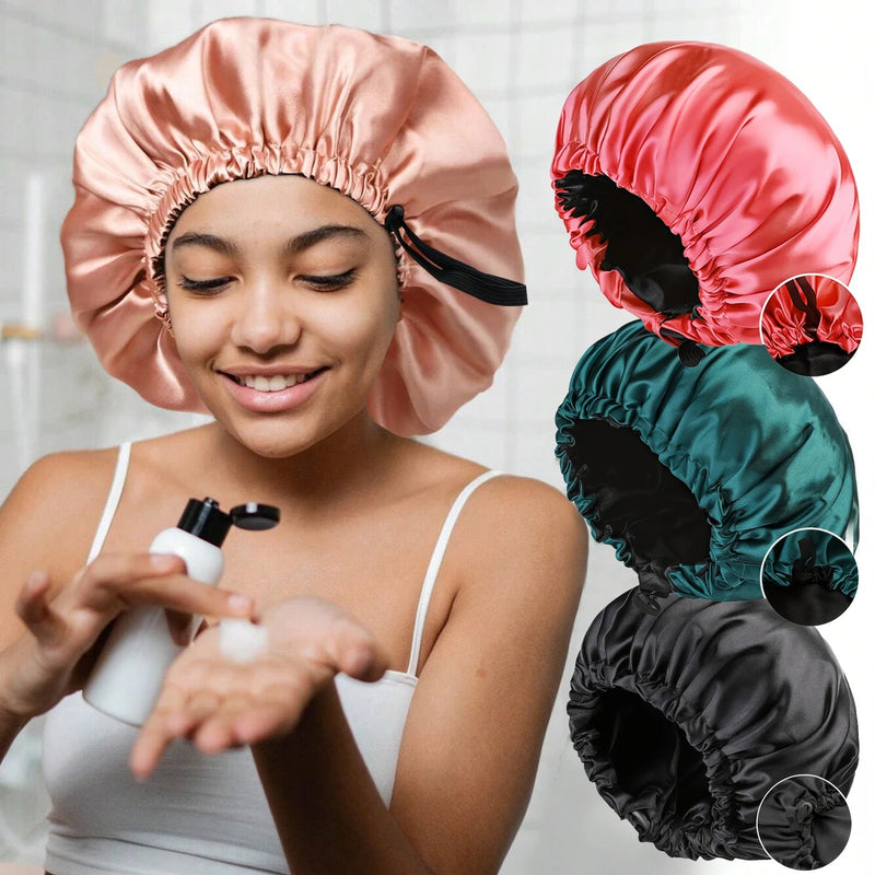 women's adjustable silky bonnet, view 11 - MRSLM