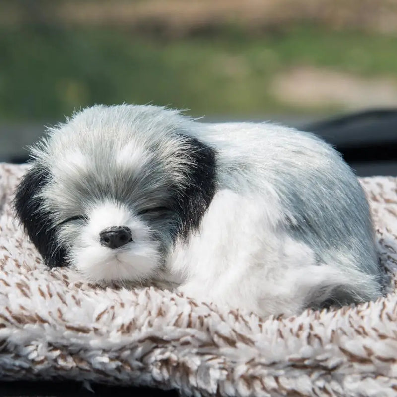 sleeping dog car ornament, view 4 - MRSLM